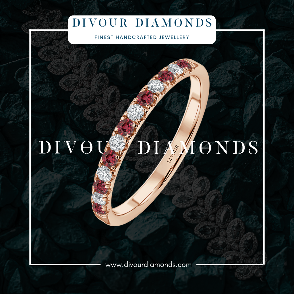 Sparkle With Style: Designer Gemstone Eternity Rings Featuring Stunning Sapphires
