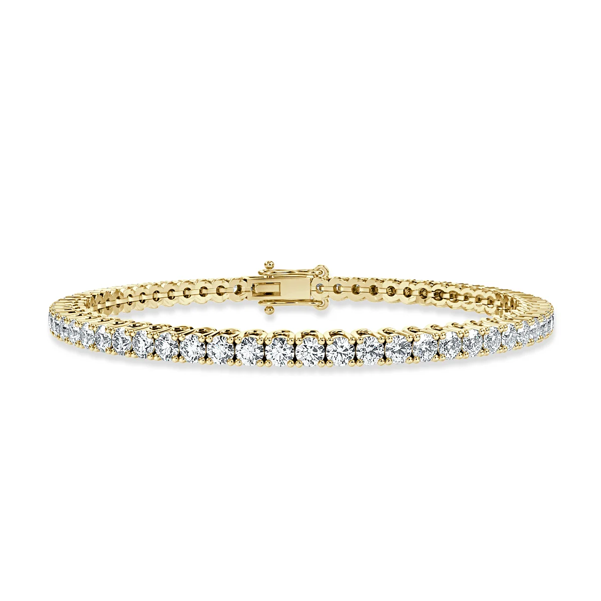 Natural Round Diamond Tennis Bracelet
