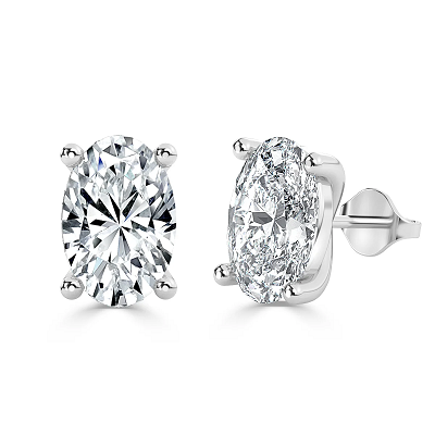 Claw Set Diamond Studs Earrings