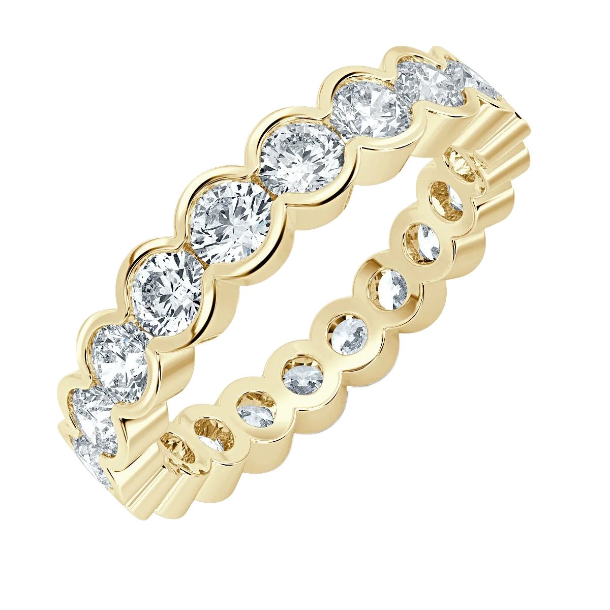 Bezel Set Diamond Full Eternity Ring