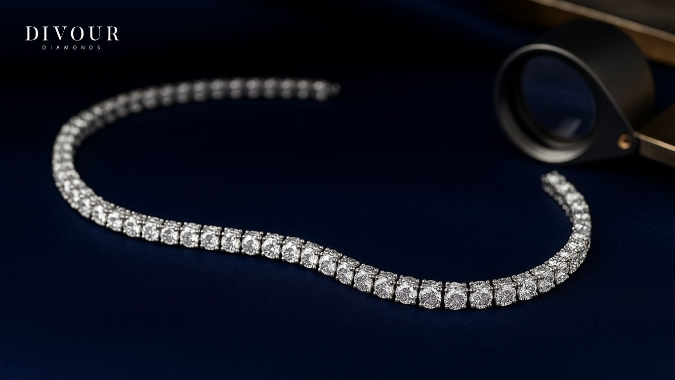 Shop Lab-Grown Tennis Necklaces, Perfect Black Friday & Christmas Gift