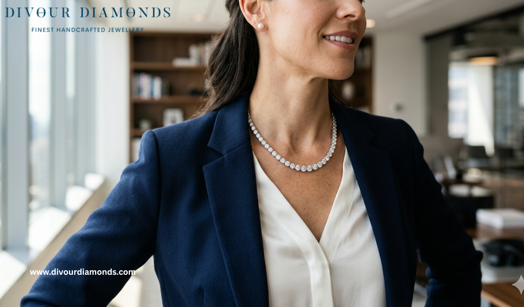 How to Style Lab Grown Diamond Tennis Necklaces with Confidence