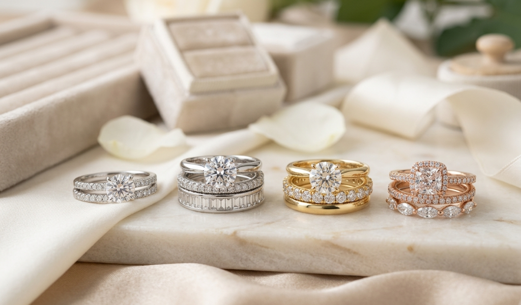 How to Stack Eternity Rings with Your Engagement Ring