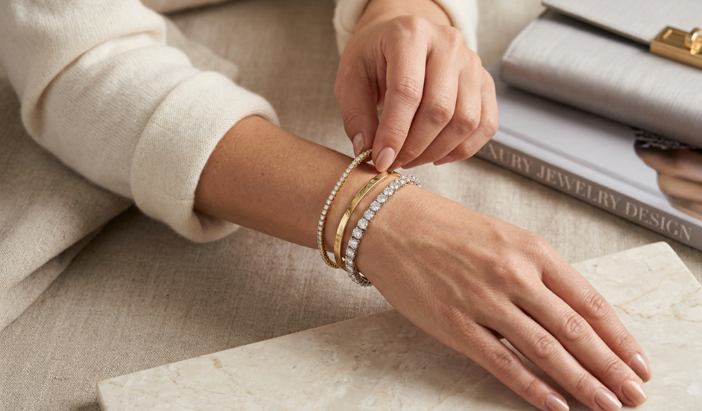 How to Layer Diamond Bracelets Like a Stylist?