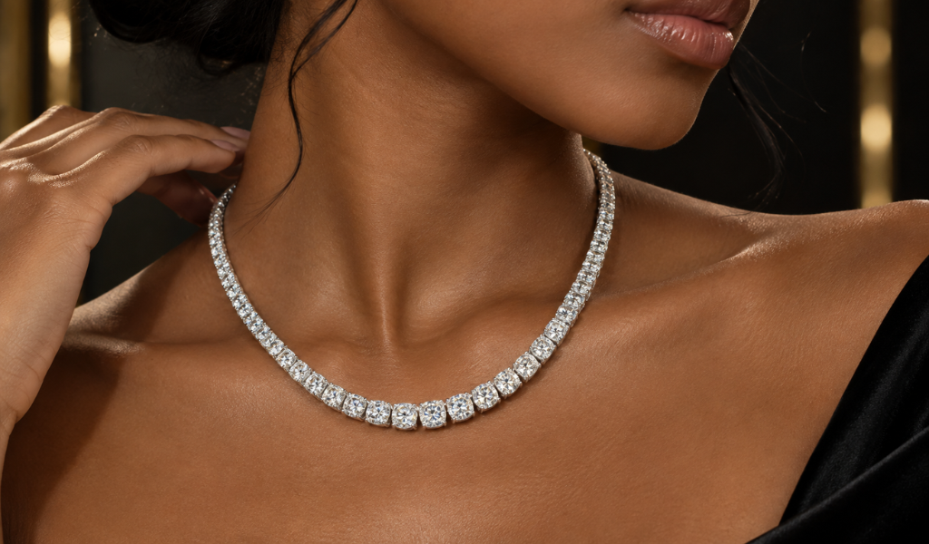 Why Graduated Lab Grown Tennis Necklaces Stand Out?