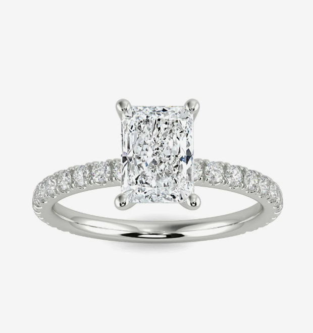 3ct Radient Custom Bardot Scallop