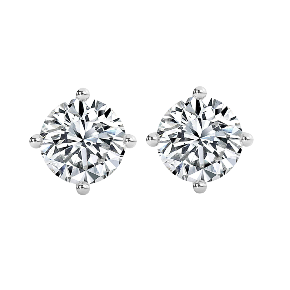 Best quality american diamond earrings | Mint green stone Rhodium poli –  Indian Designs