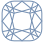Cushion cut icon