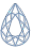 Pear cut icon