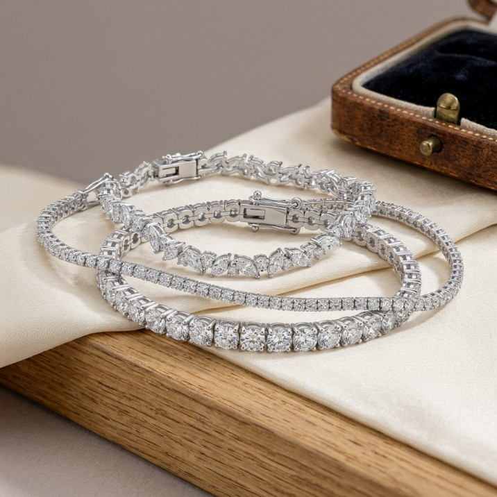 Luxury diamond tennis bracelets