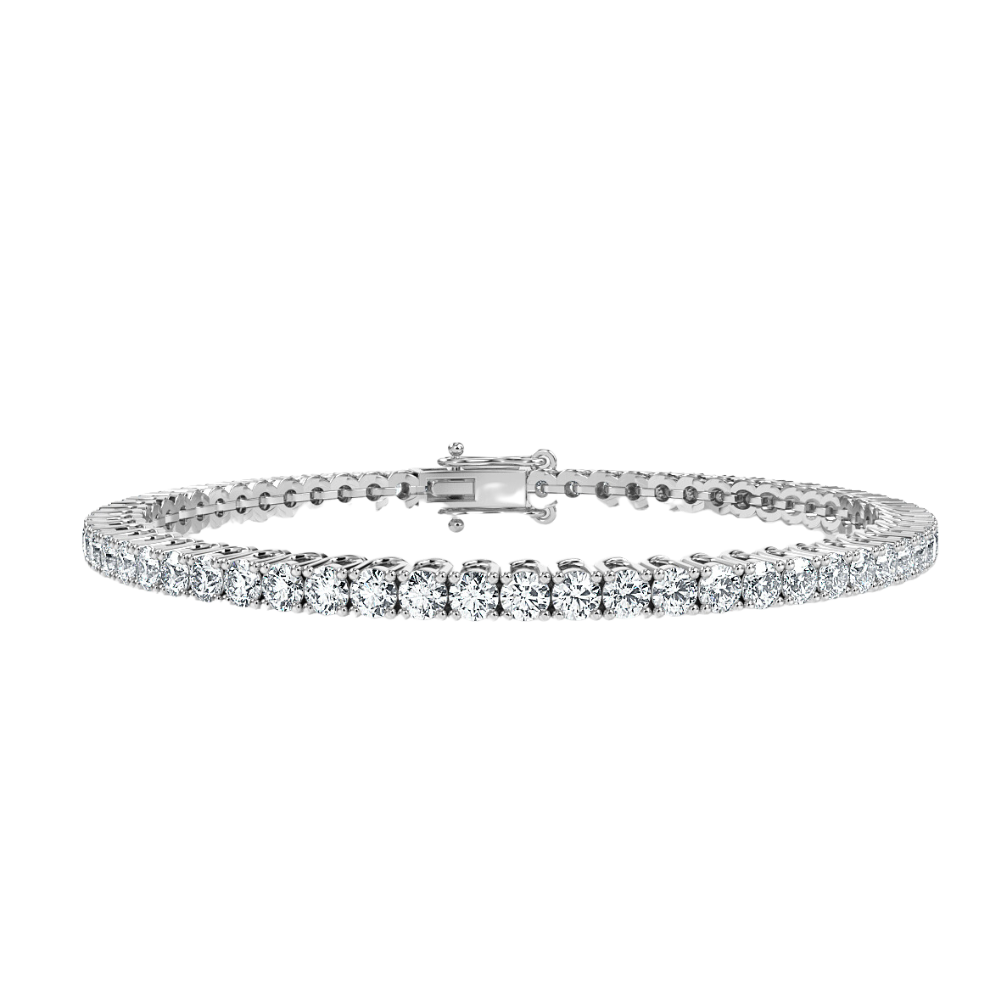 Amazon.com: 14K White Gold Fancy Designer Bracelet with Lobster Claw Clasp  - 7.25