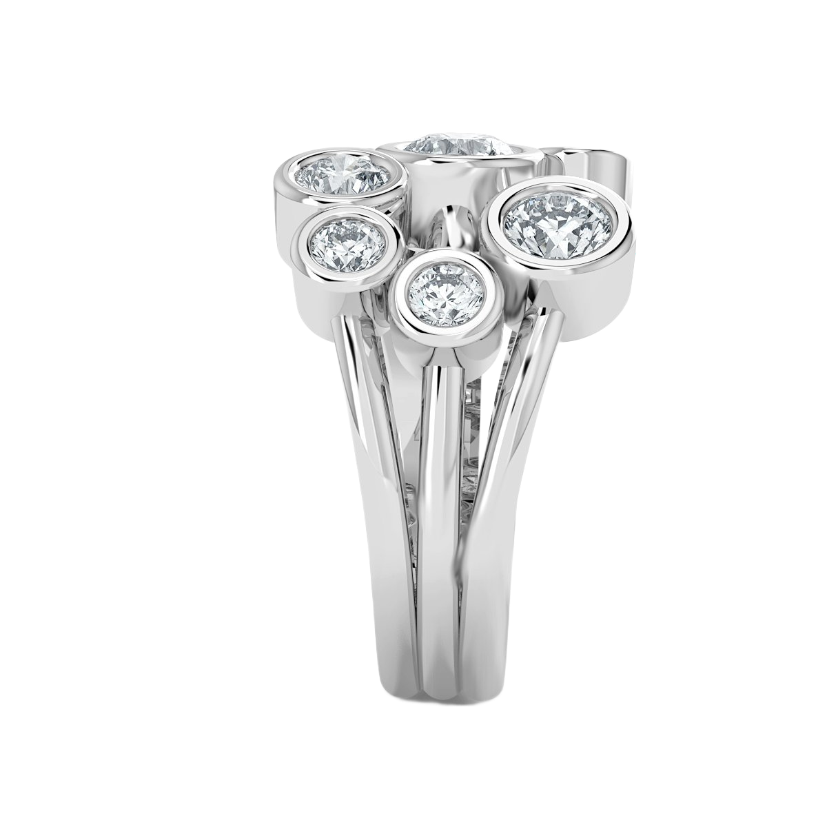 Bubble Diamond Ring