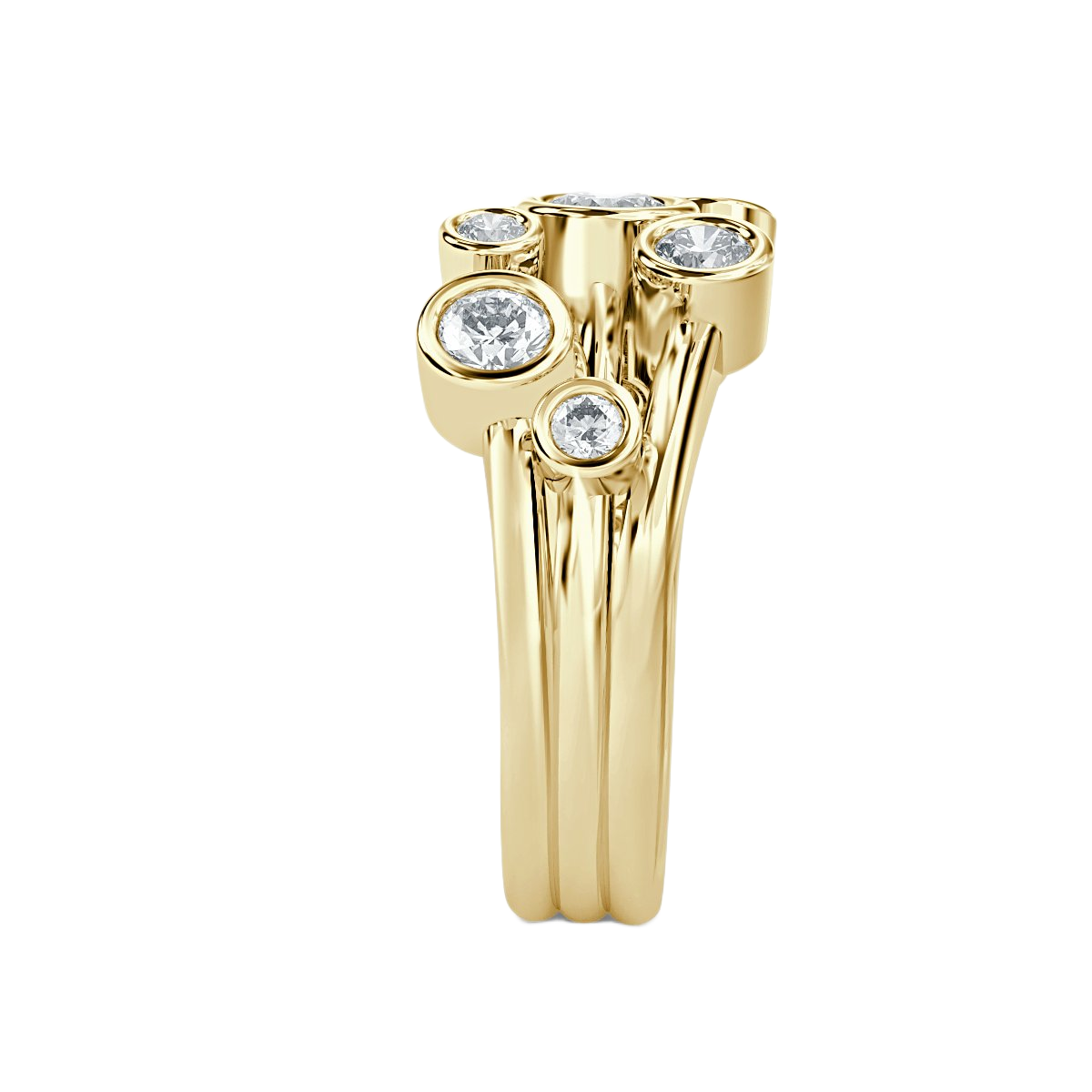 Bubble Diamond Ring