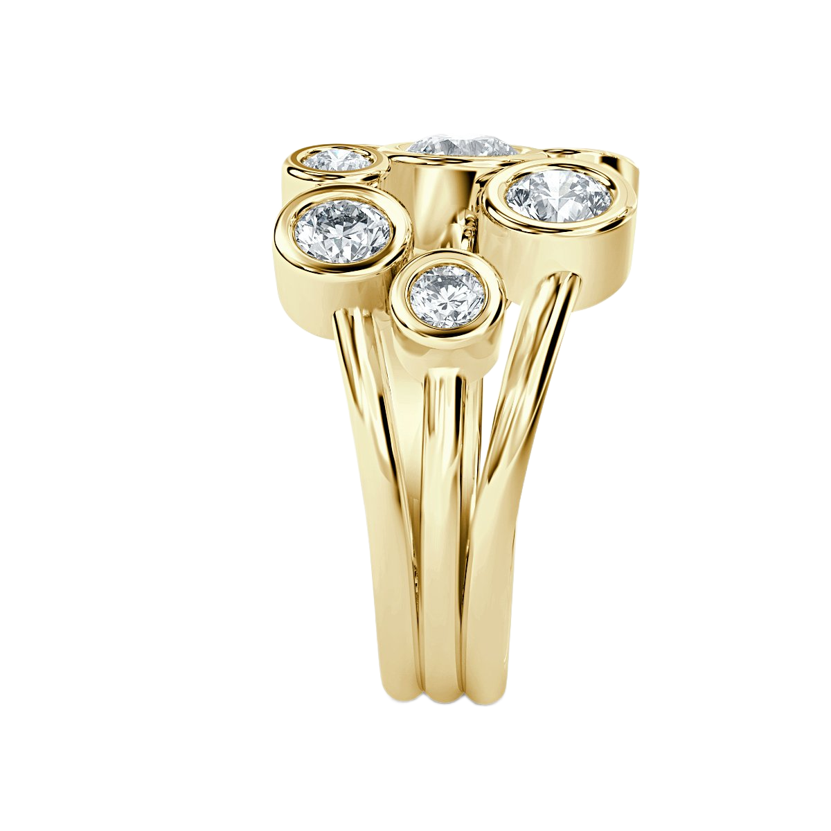 Bubble Diamond Ring
