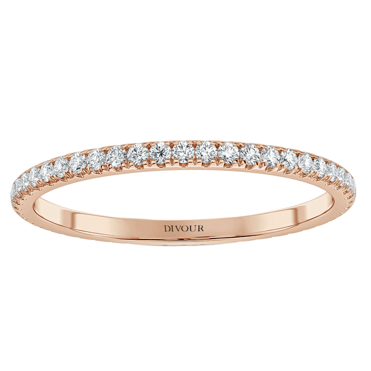 2 mm Micro Set Diamond Full Eternity  Ring