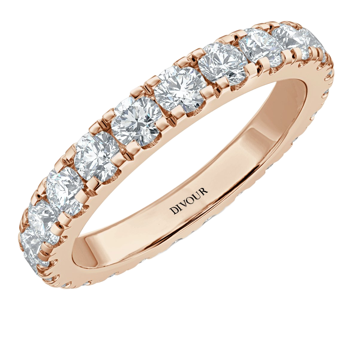 2.00 ct Microset Round Diamond Full Eternity