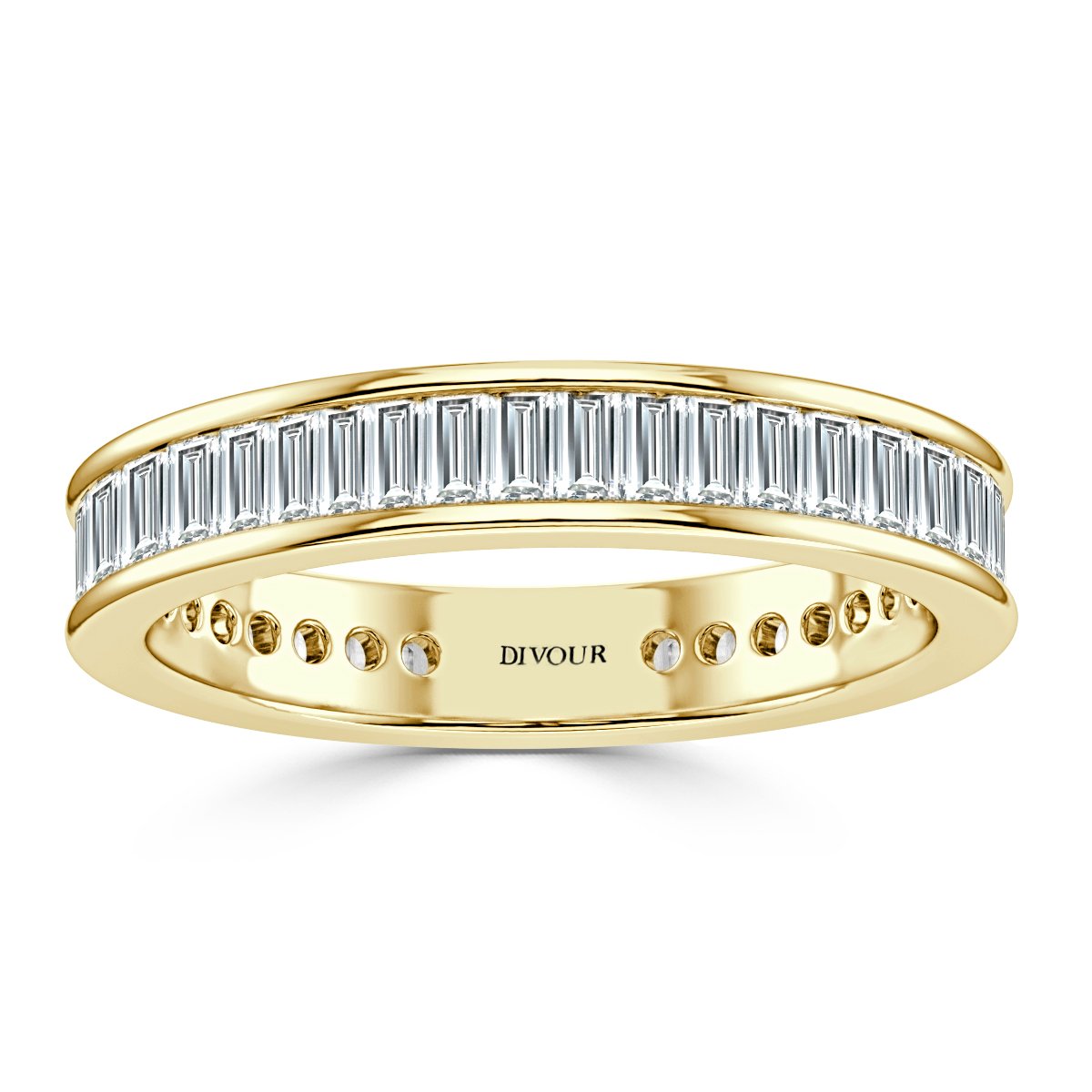 2.25 ct Baguette  Diamond Channel Set Full Eternity Ring