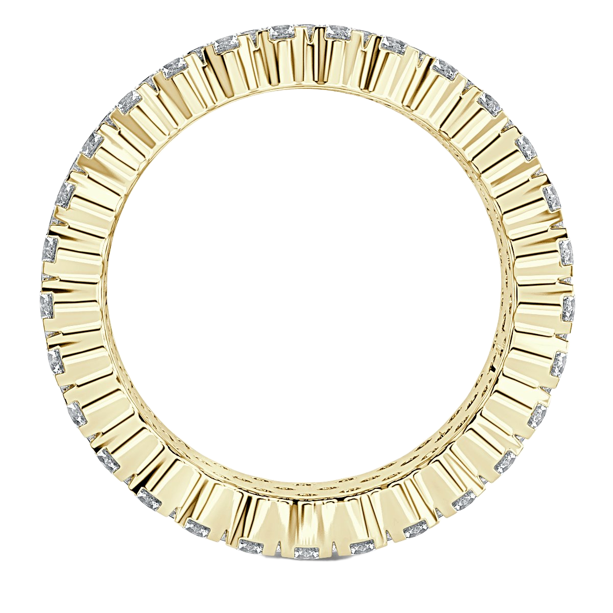Three Row Claw Set Full Eternity Ring