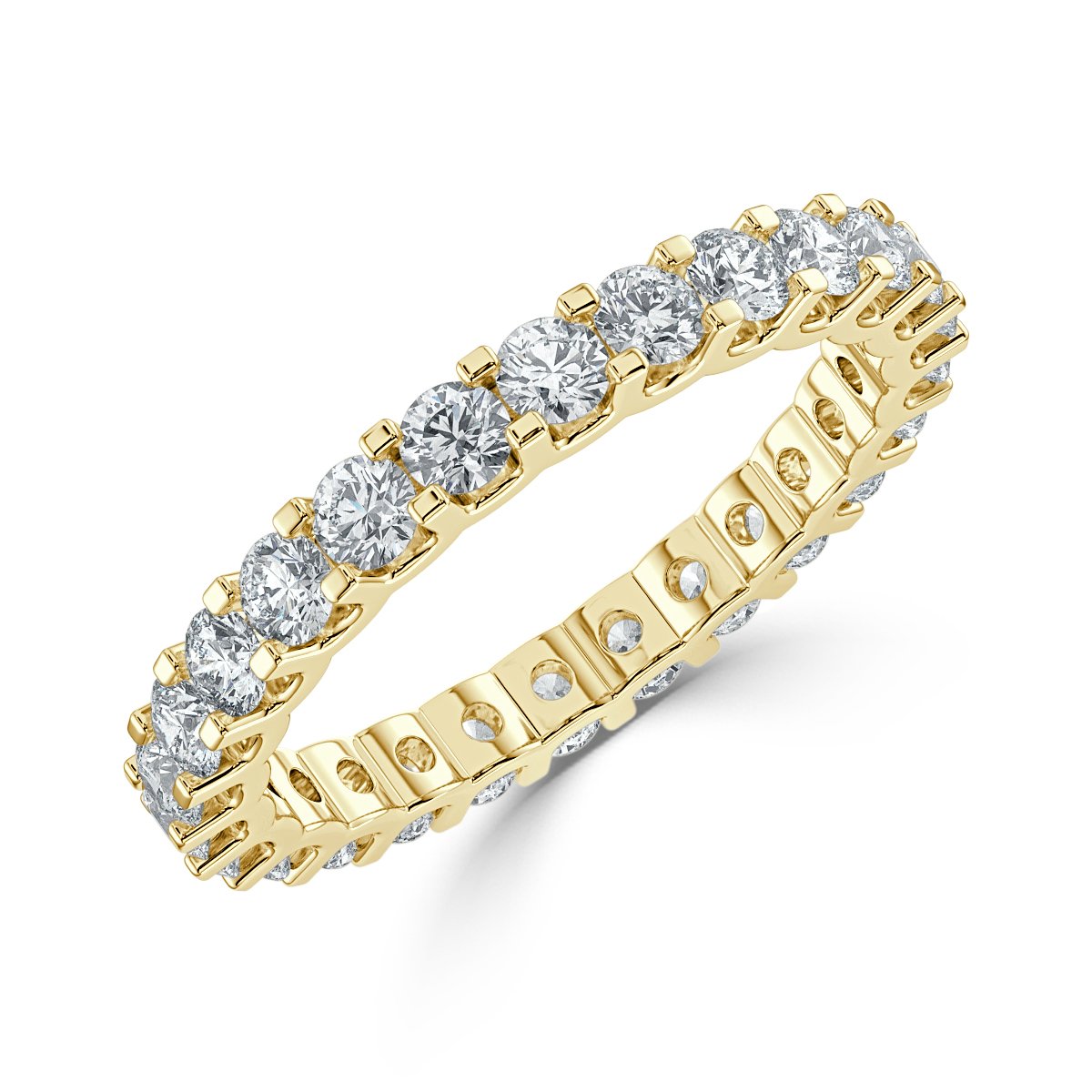 1.50 ct Claw Set Full Eternity