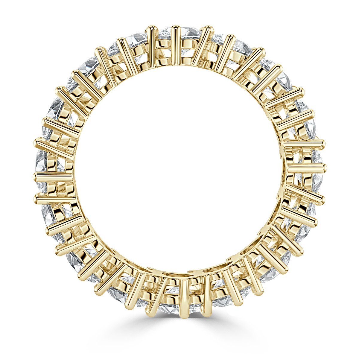 4.00 ct Pear shape  Claw Set Full Eternity Ring