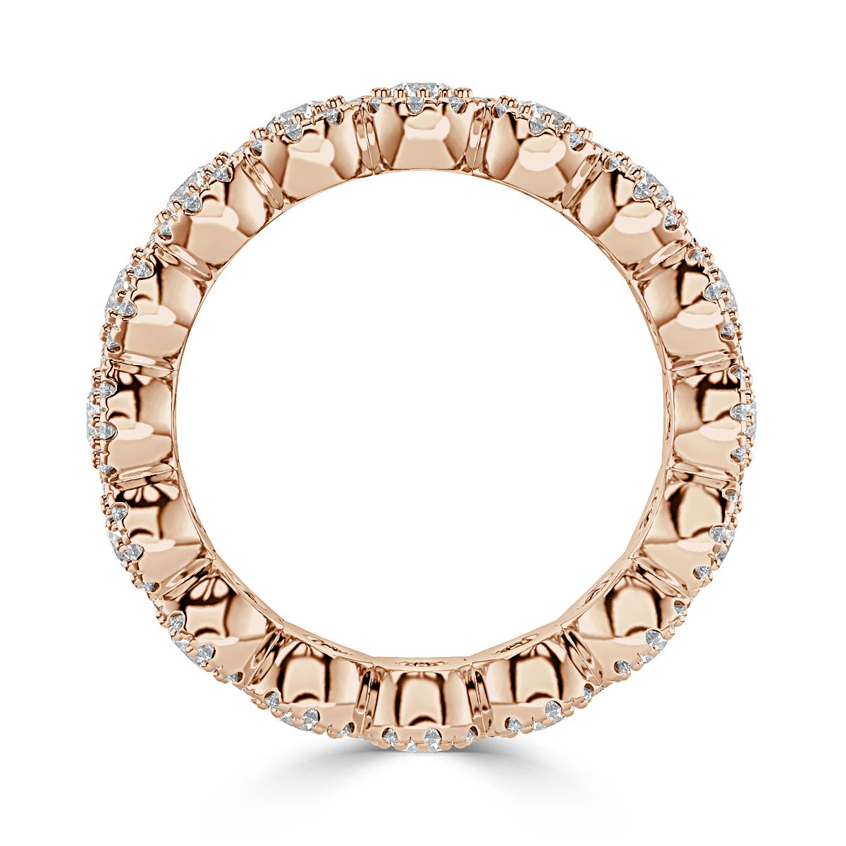 Round Diamond Halo Full Eternity Ring