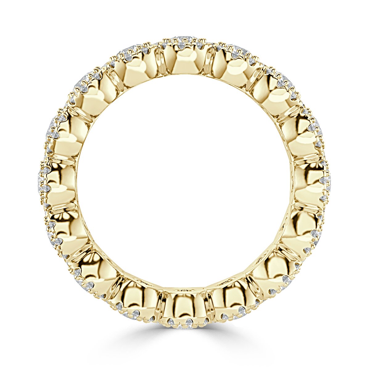 Round Diamond Halo Full Eternity Ring