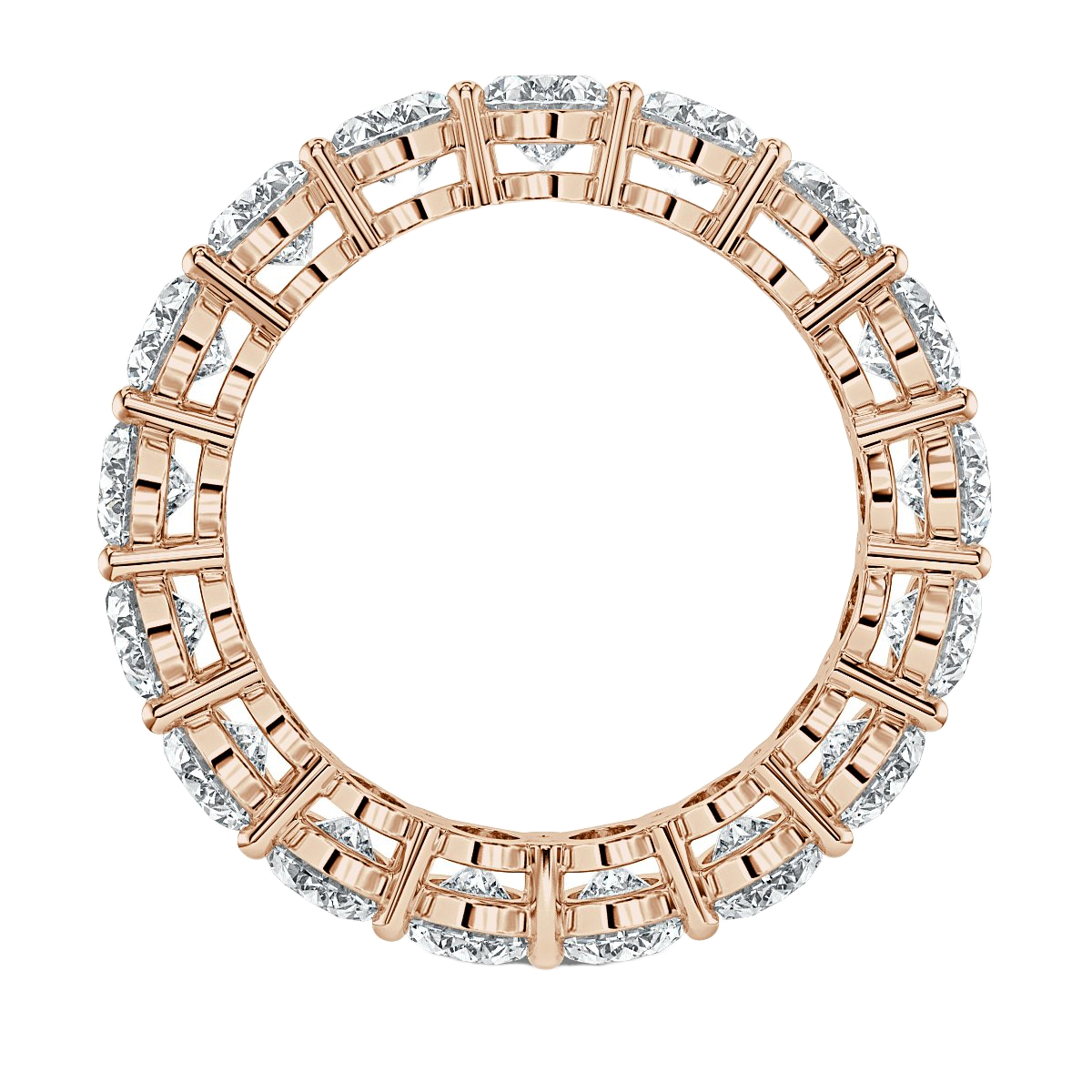 6.00 ct Oval Diamond Full Eternity Ring