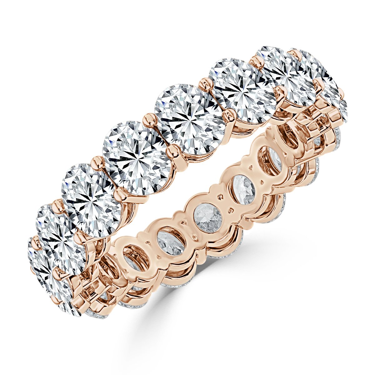 6.00 ct Oval Diamond Full Eternity Ring