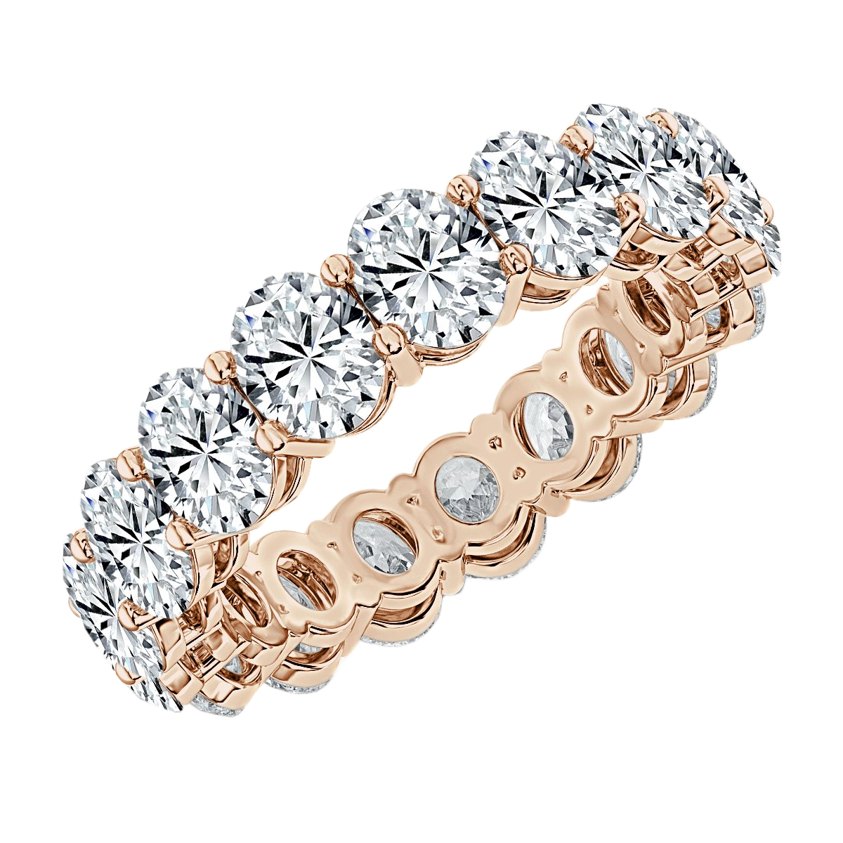 6.00 ct Oval Diamond Full Eternity Ring