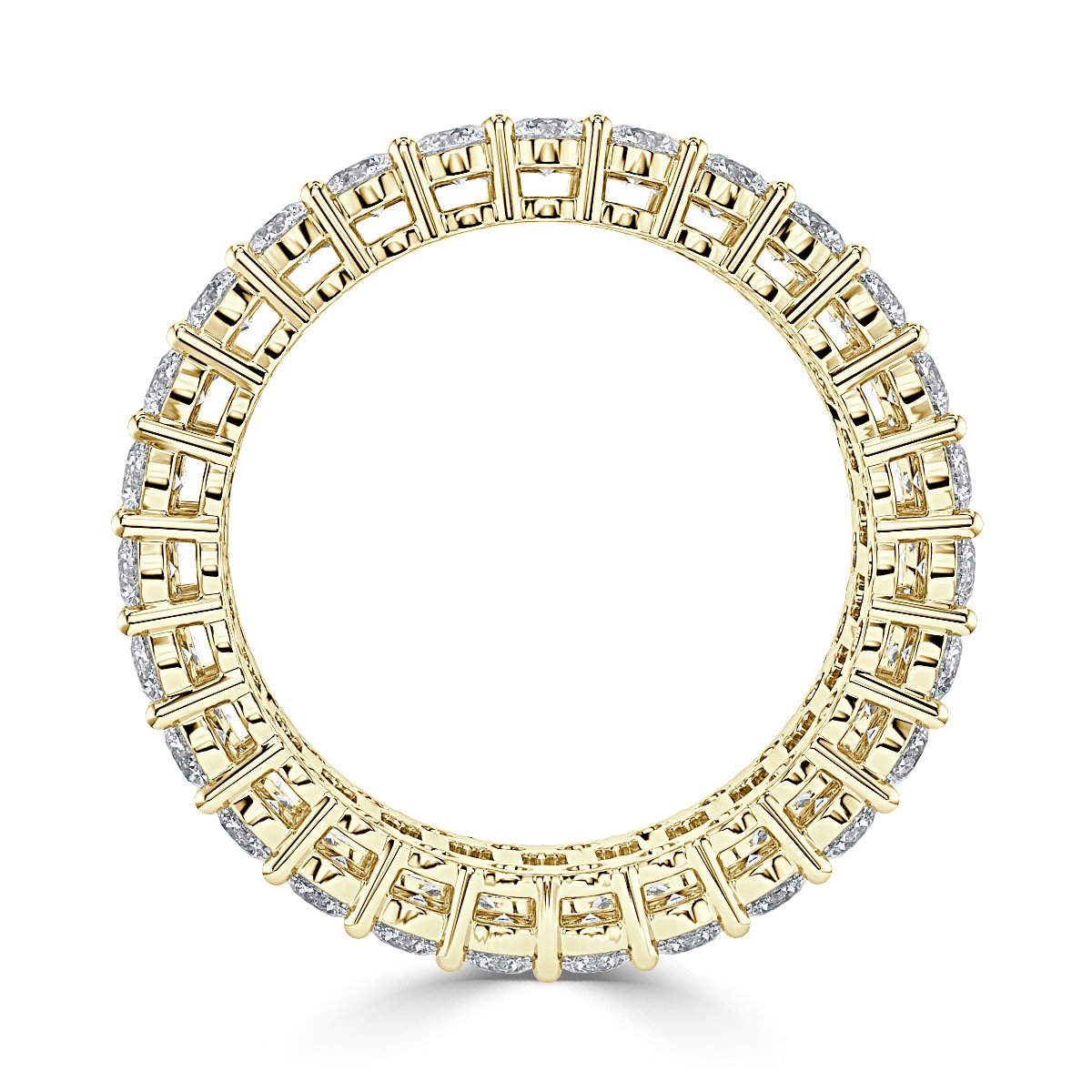 3.50 ct Round and Bagutte Diamond Full Eternity Ring