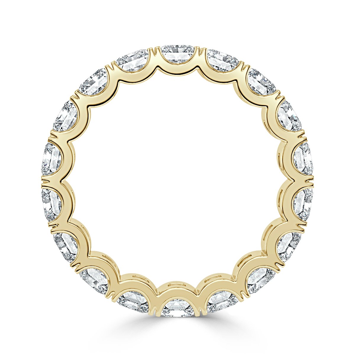 6.00 ct Radiant Cut  Diamond Full Eternity Ring