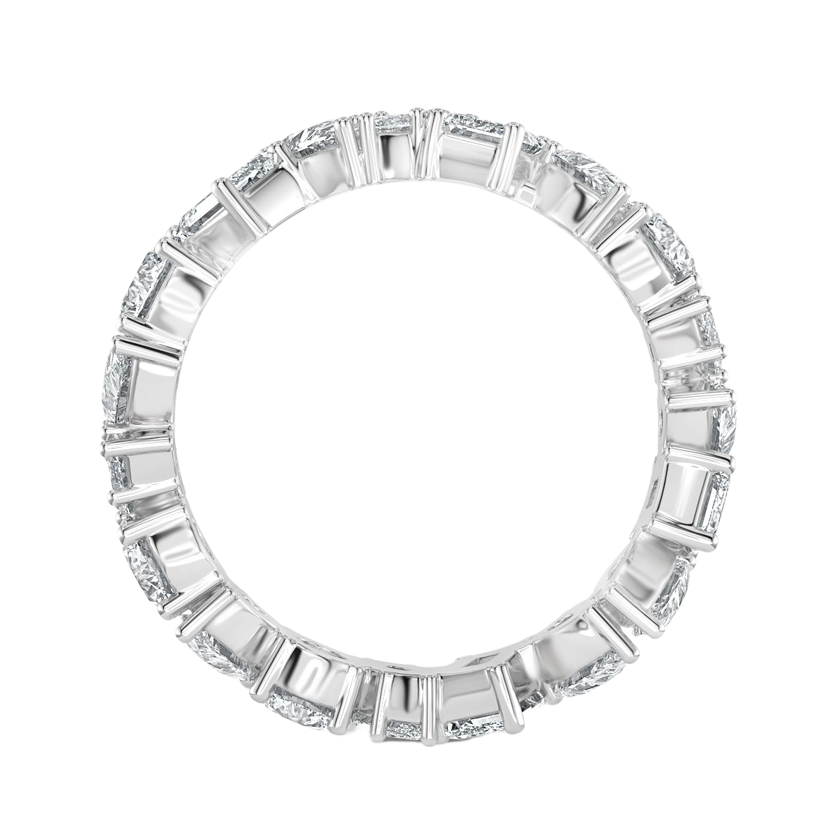 4.00 ct MultiDiamond Claw Set Full Eternity