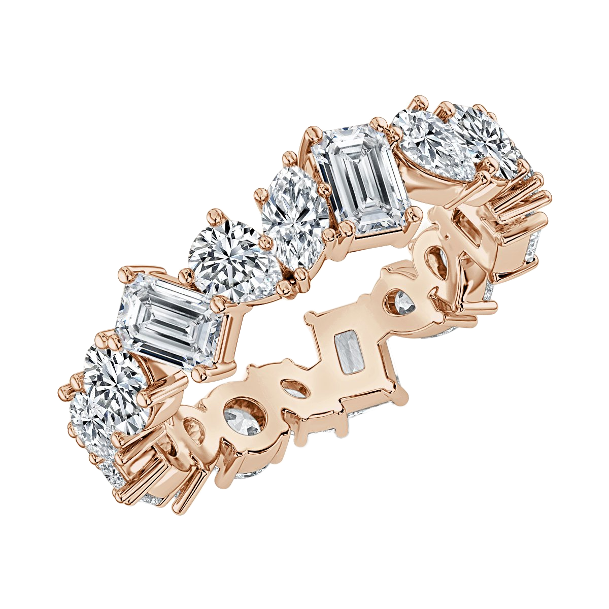 4.00 ct MultiDiamond Claw Set Full Eternity
