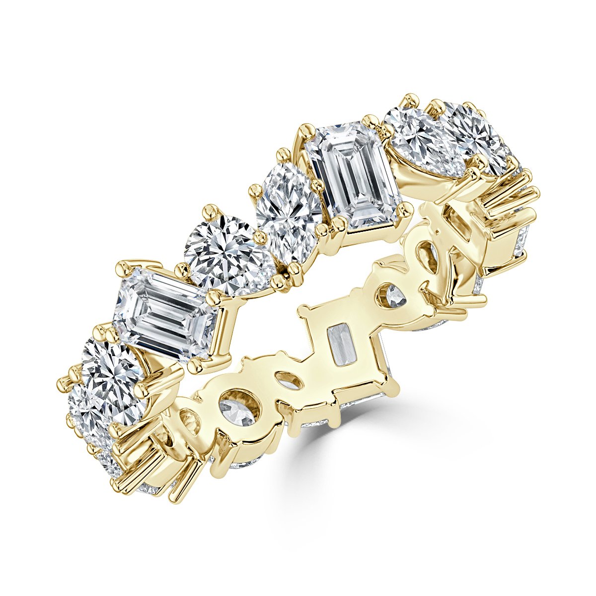 4.00 ct MultiDiamond Claw Set Full Eternity