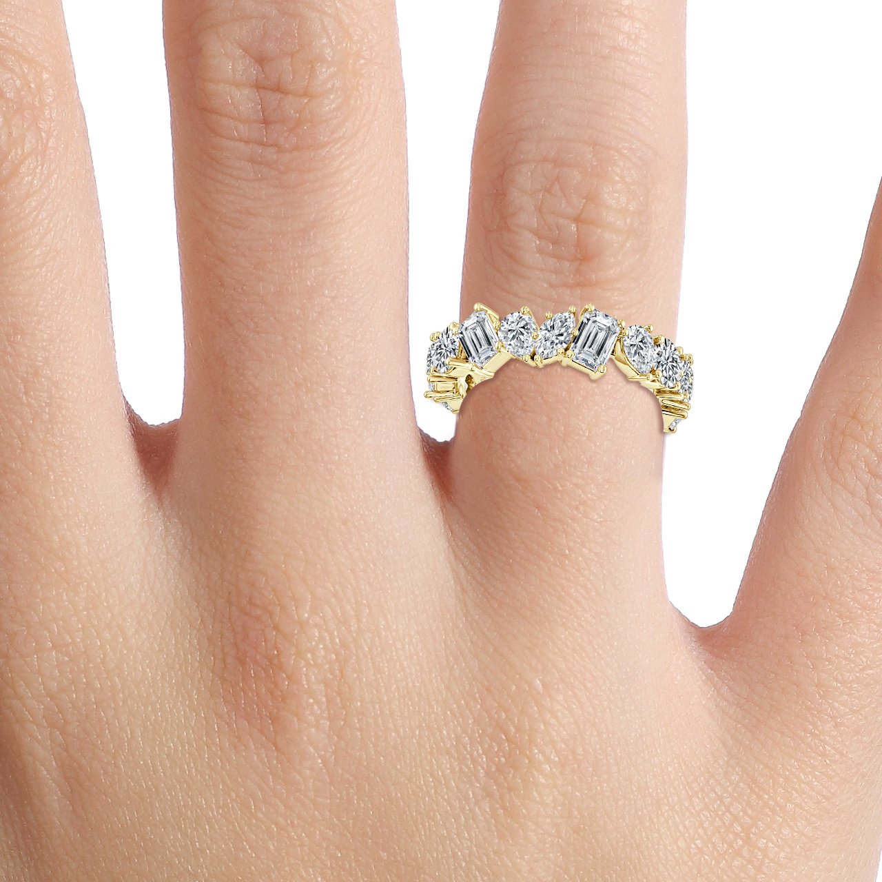 4.00 ct MultiDiamond Claw Set Full Eternity