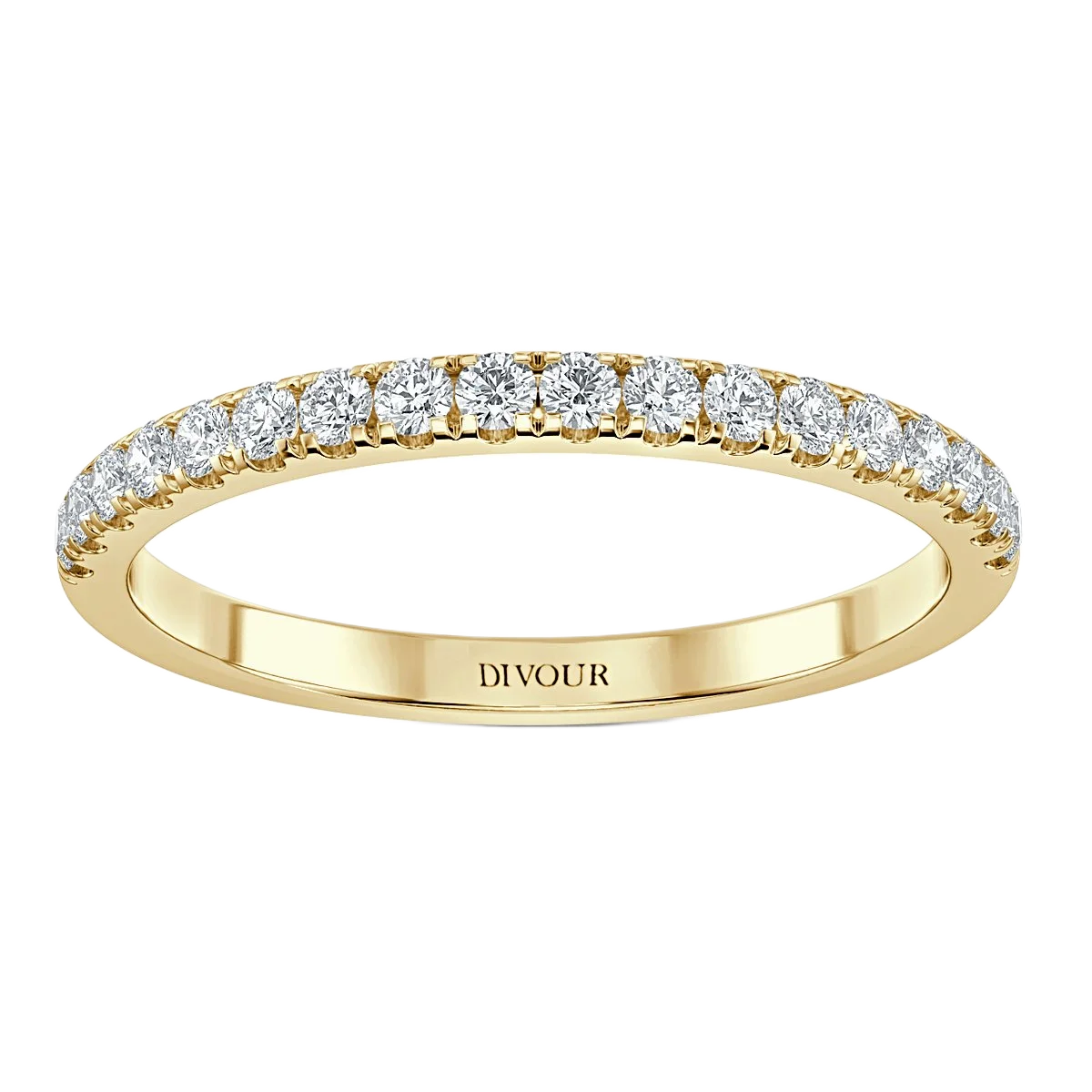 Micro Set Half Eternity Band - 2 mm