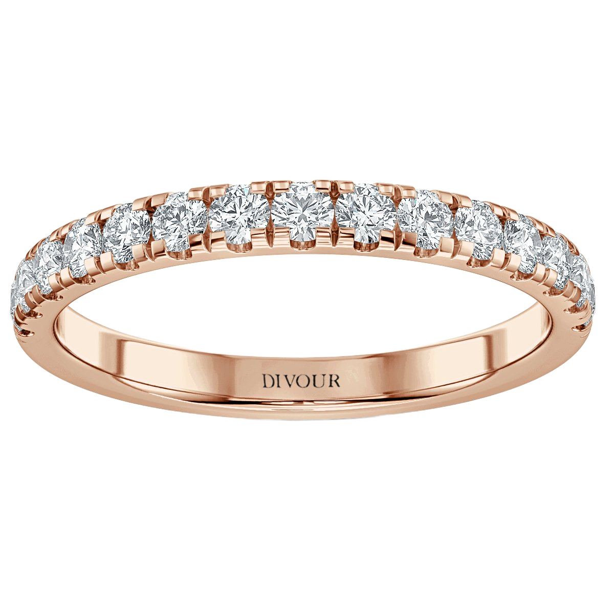 Micro Set Half Eternity Band - 2.2 mm