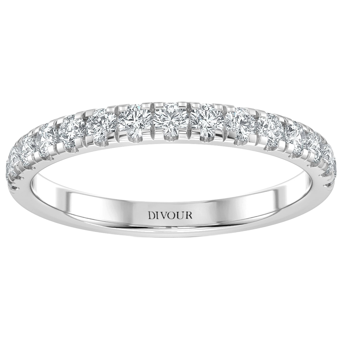 Micro Set Half Eternity Band - 2.2 mm