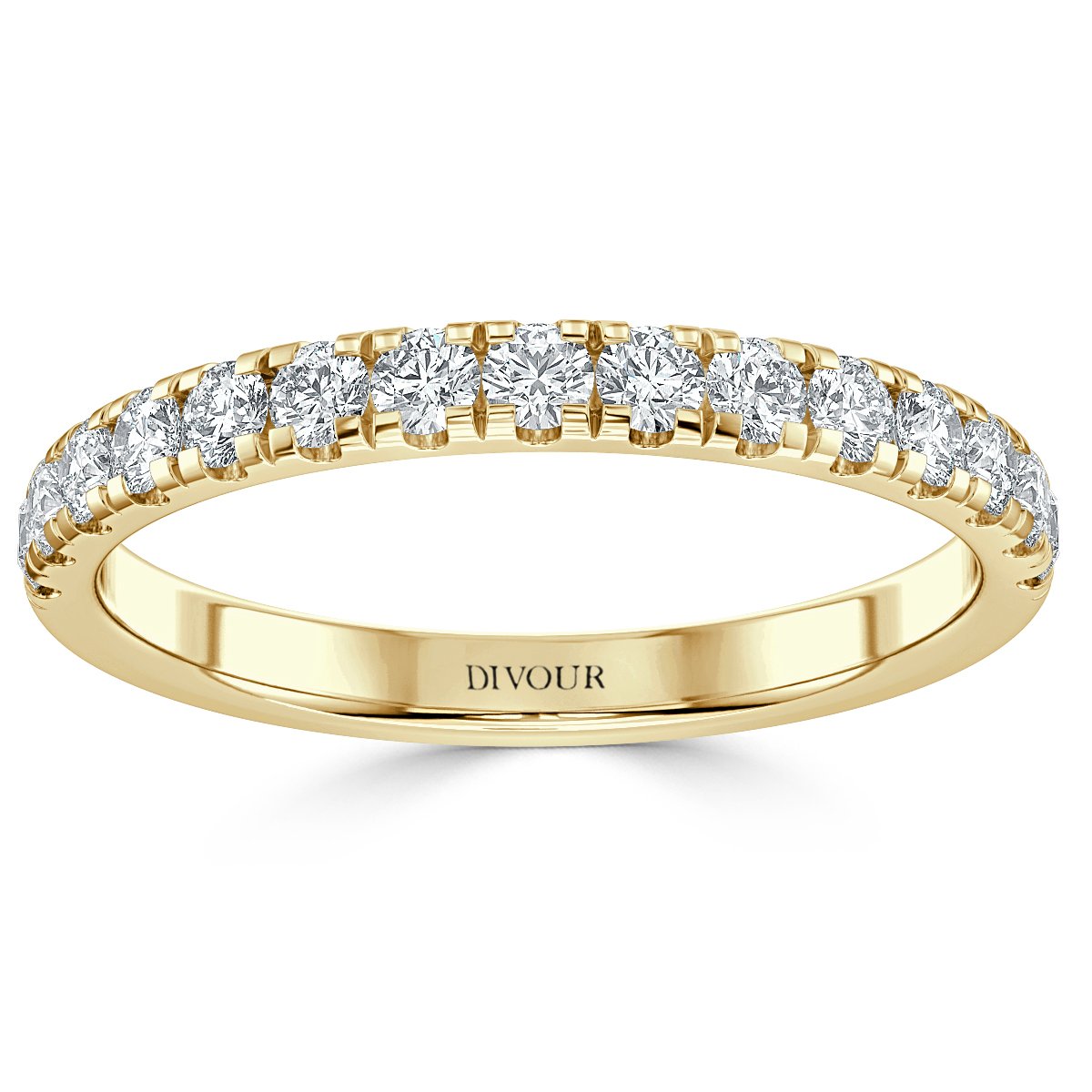 Micro Set Half Eternity Band - 2.2 mm