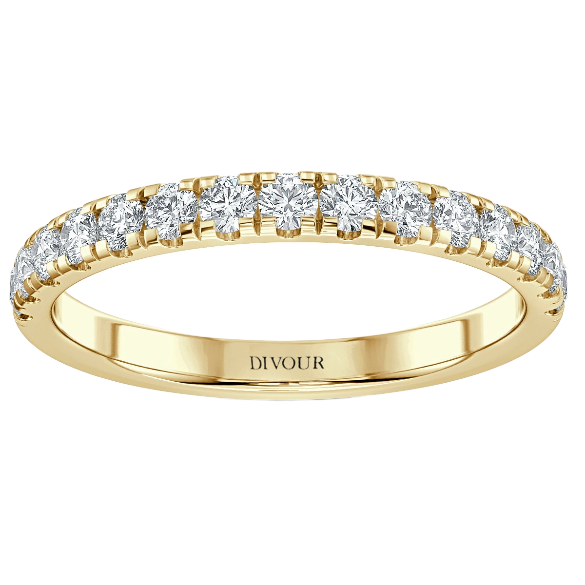 Micro Set Half Eternity Band - 2.2 mm