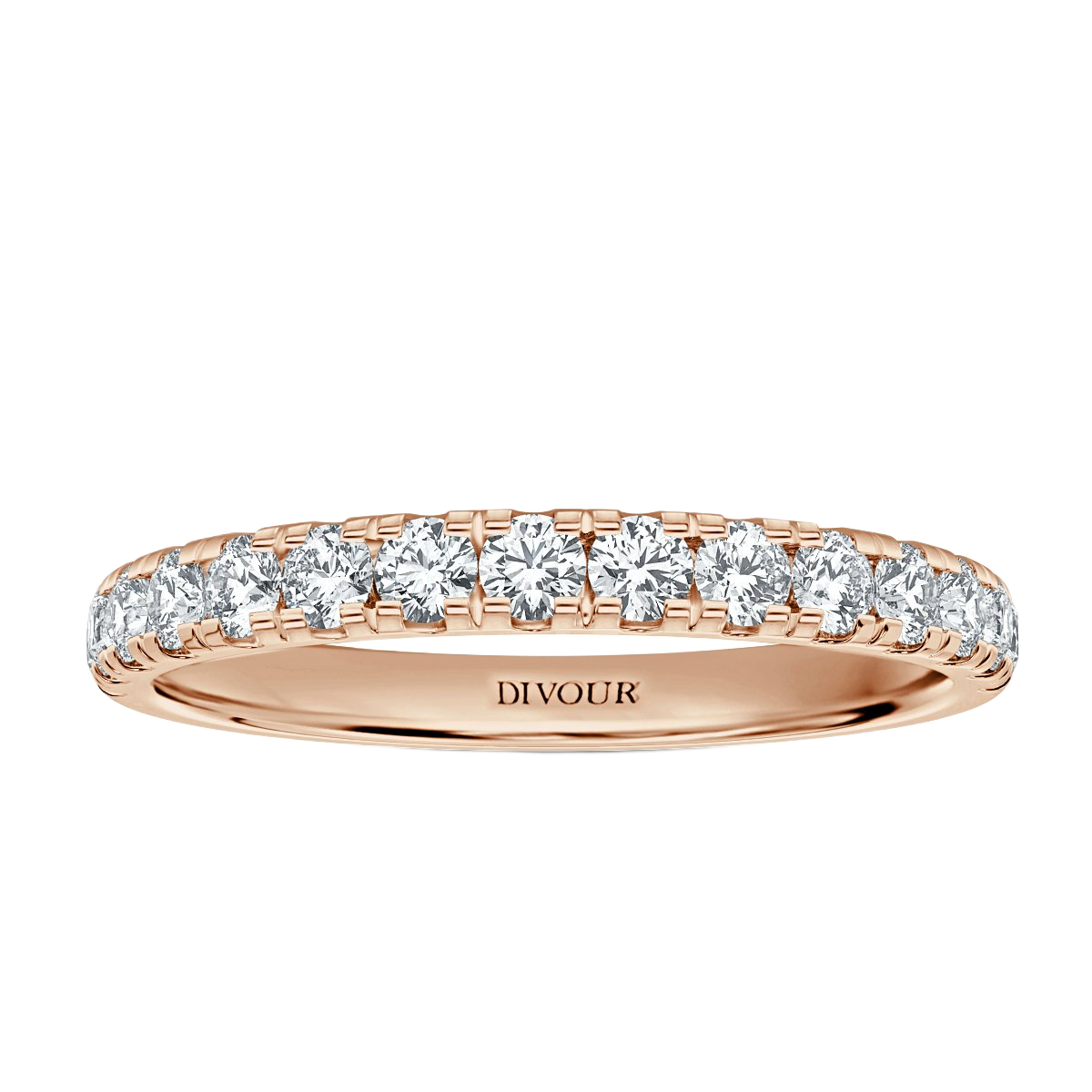 Micro Set Half Eternity Band - 2.2 mm