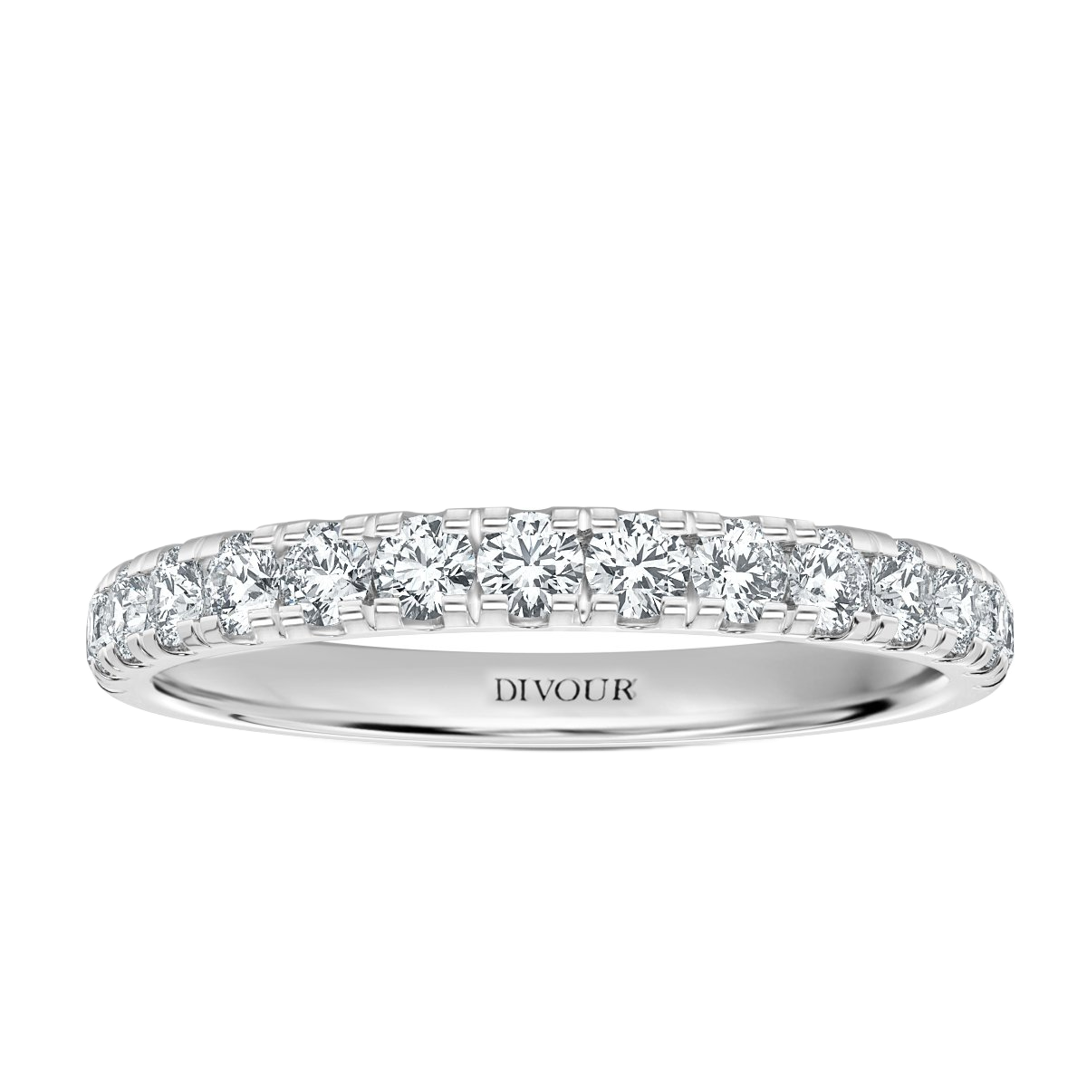 Micro Set Half Eternity Band - 2.2 mm