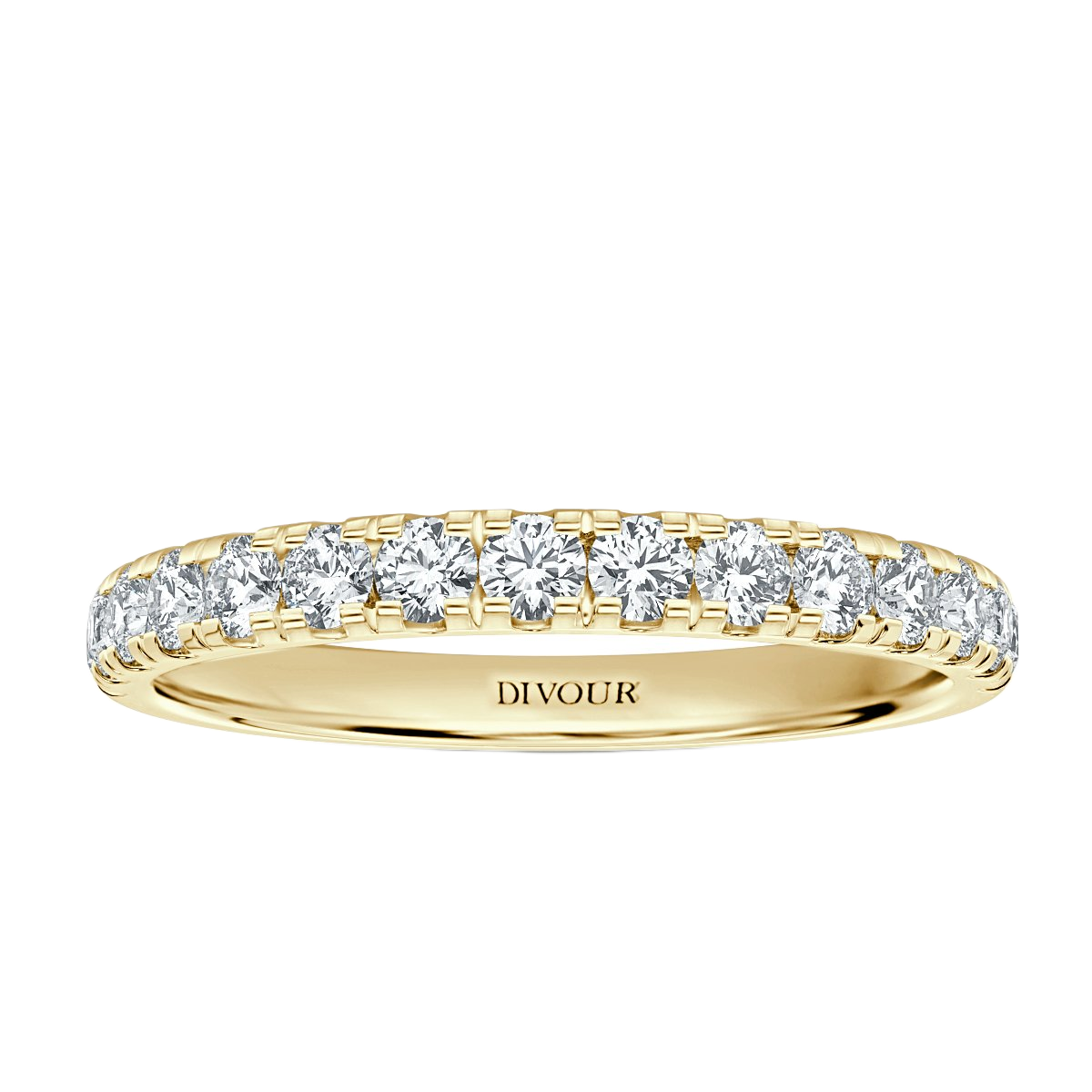 Micro Set Half Eternity Band - 2.2 mm