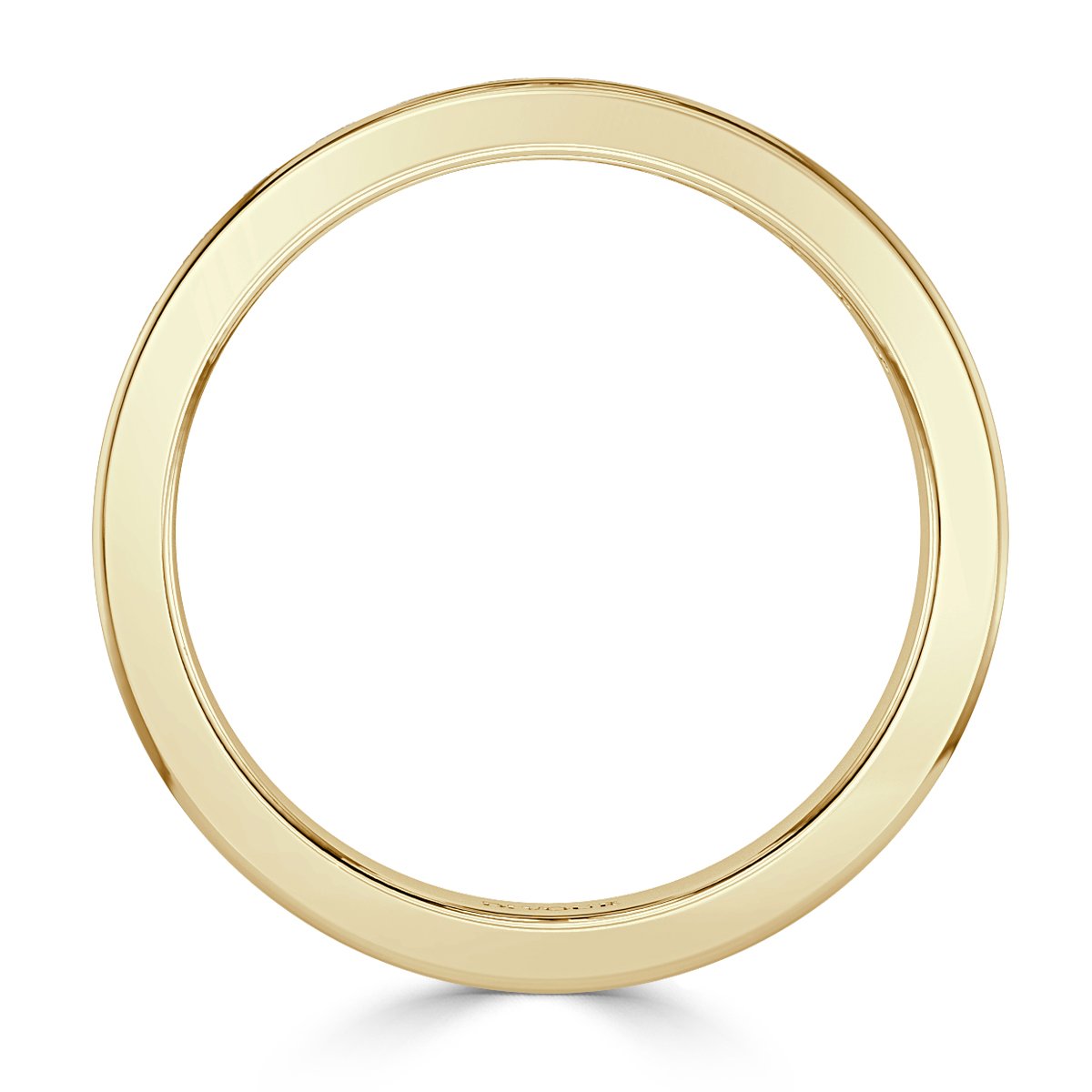 Round Diamond Channel Set Haf Eternity - 2 mm