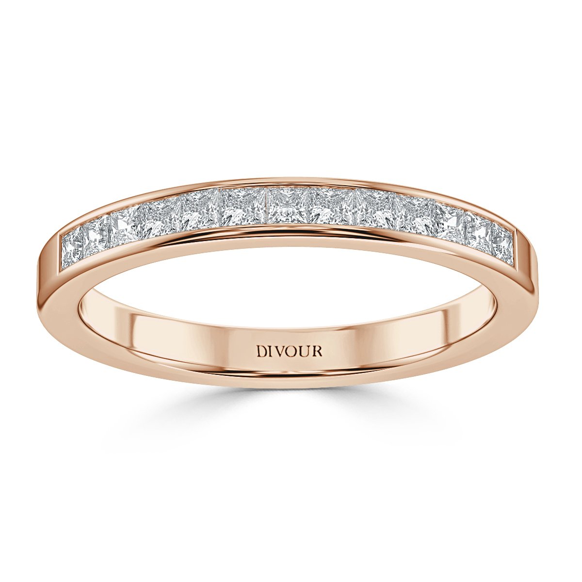 Princess Diamond Half Eternity Ring