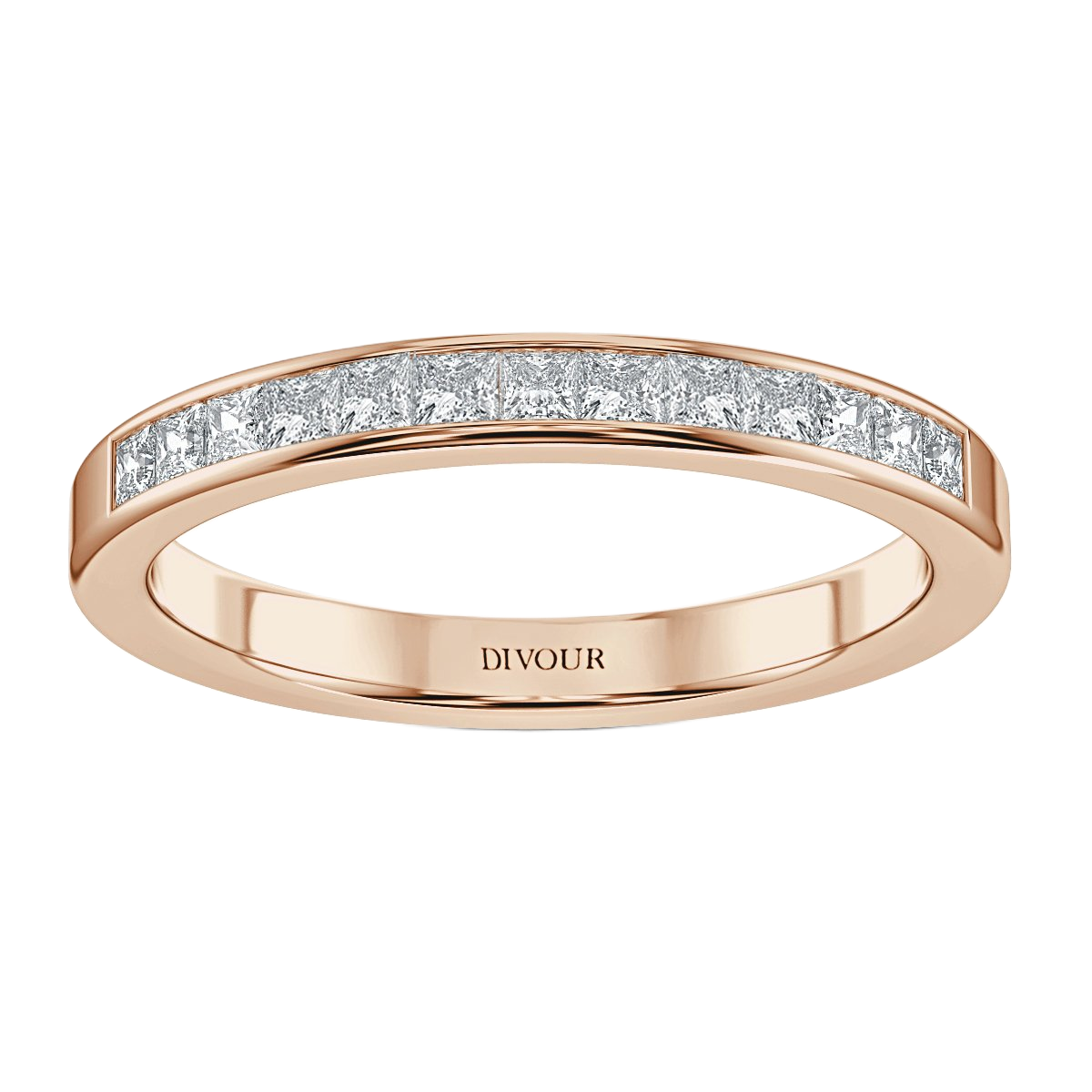 Princess Diamond Half Eternity Ring