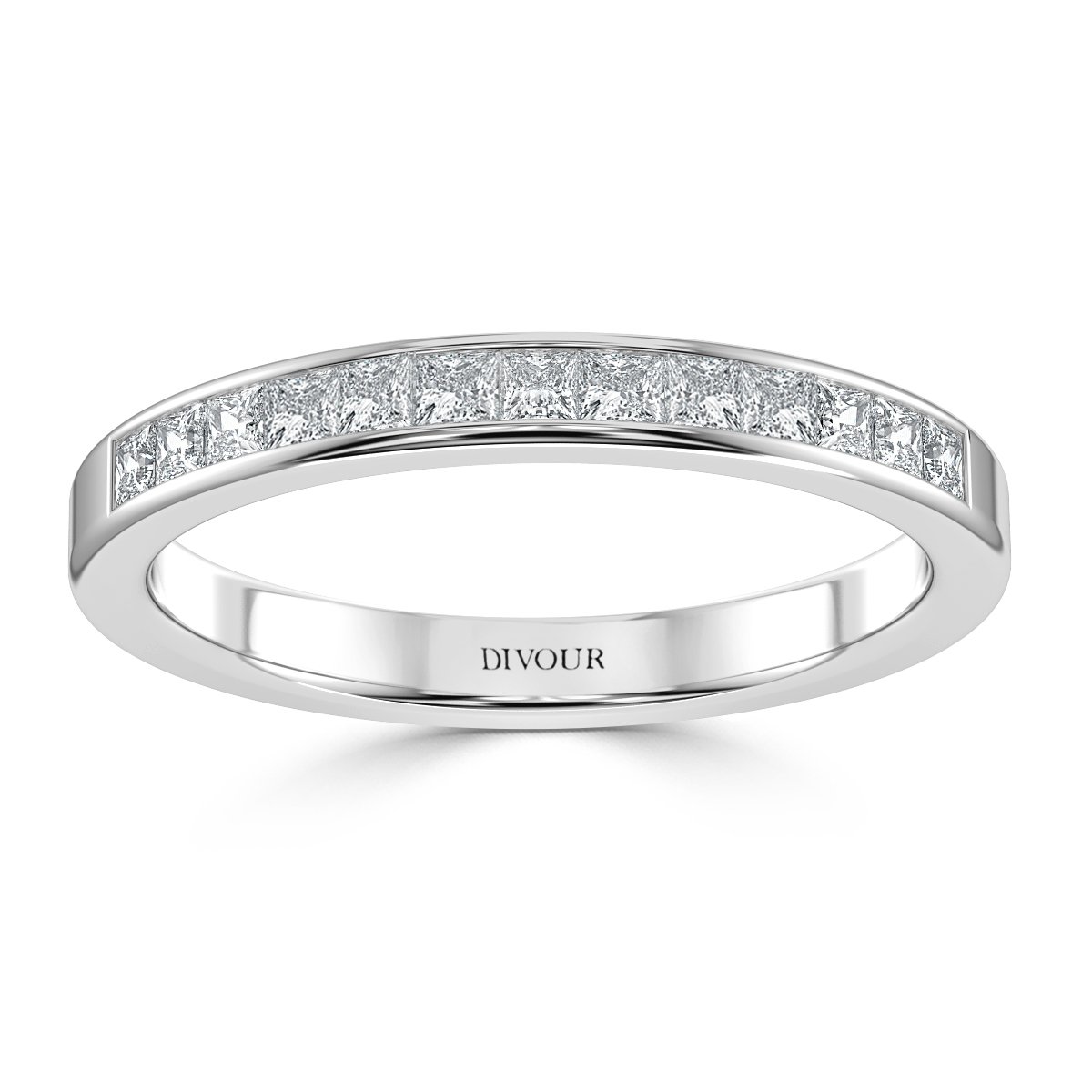 Princess Diamond Half Eternity Ring