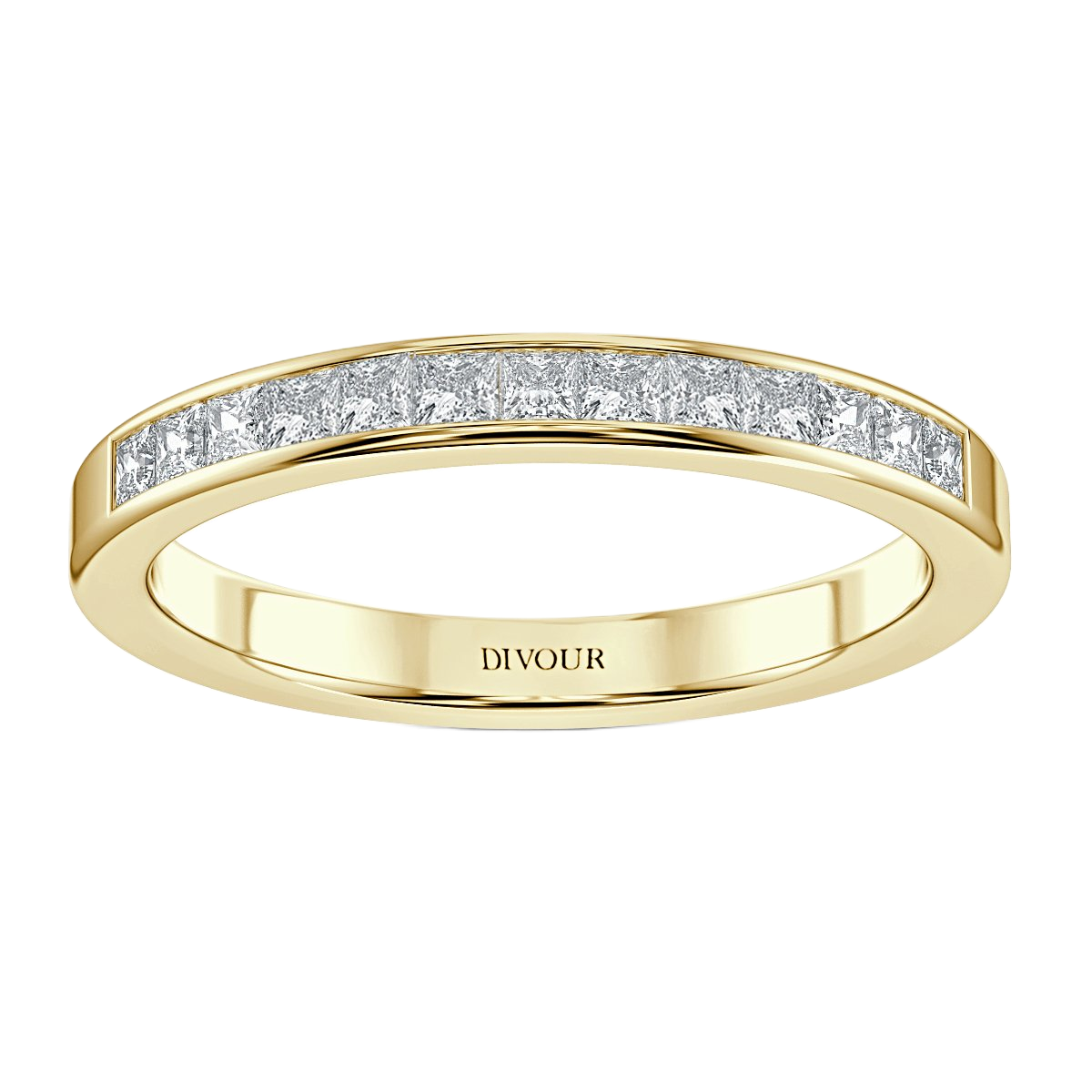 Princess Diamond Half Eternity Ring