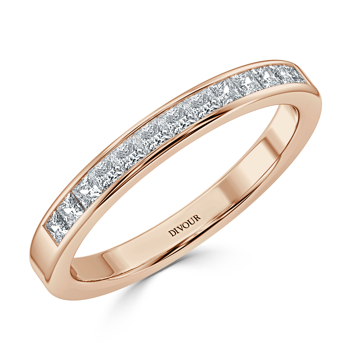 Princess Diamond Half Eternity Ring