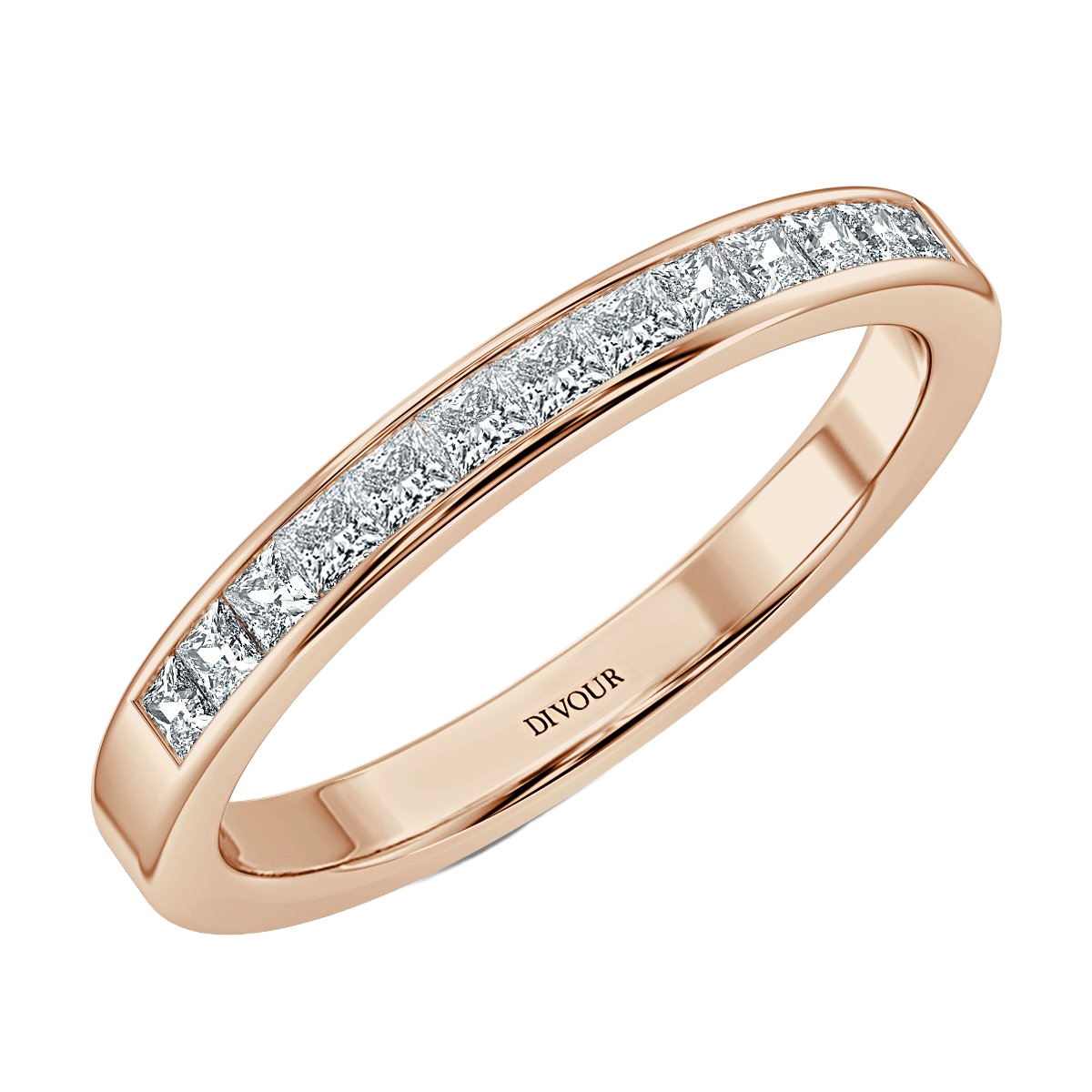 Princess Diamond Half Eternity Ring